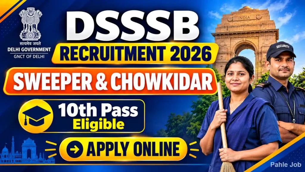 DSSSB Recruitment 2026_ Apply Online